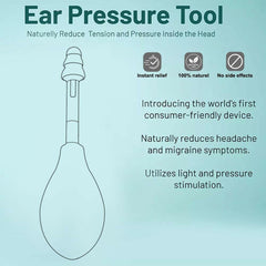 Ear Pressure Relief Suction Device, Migraine and Headache Relief Products, Airplane Ear Pressure Relief through Inner Ear Pressure Balance, Reduces Tension