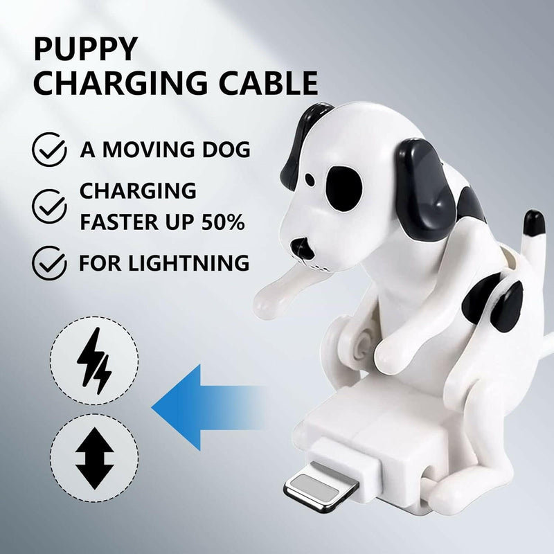 Funny Dog Fast Charger Cable - Dog Charging Cable,Portable Stray Dog Charging Cable,Dog Toy Smartphone USB Cable Charger,For Iphone Type-C Various Models Phones.