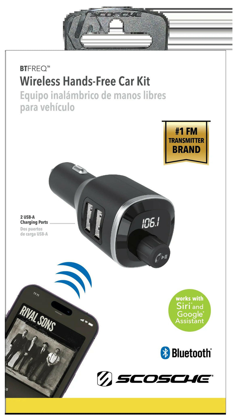 BTFM4-SP1 Universal Bluetooth Hands-Free Car Kit with FM Transmitter