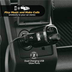 BTFM4-SP1 Universal Bluetooth Hands-Free Car Kit with FM Transmitter