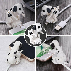 Funny Dog Fast Charger Cable - Dog Charging Cable,Portable Stray Dog Charging Cable,Dog Toy Smartphone USB Cable Charger,For Iphone Type-C Various Models Phones.