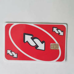 Uno Revers Debit Card Skin Glossy Vinyl