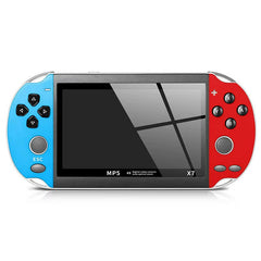 X7 Handheld Game Console 4.3 Inch Screen Handheld Game Player 10000+ HD Games Portable Video Game Console TV Output Gift for Kid