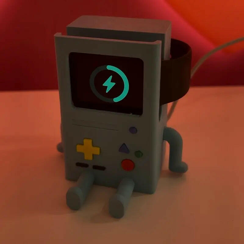 Bmo-Inspired Smart Watch Holder Charging Stand - Adventure Time (3D Printed)