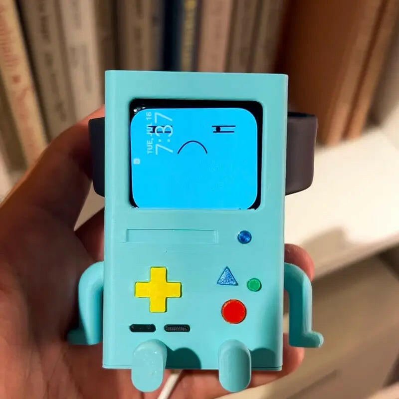 Bmo-Inspired Smart Watch Holder Charging Stand - Adventure Time (3D Printed)