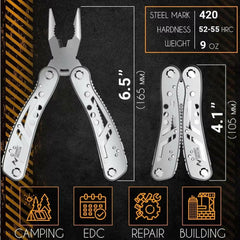 Multitool 24-In-1 Multitools Pliers with ​Professional Multi-Tool for Survival Camping and Hunting Gifts for Men Dad Hus Band