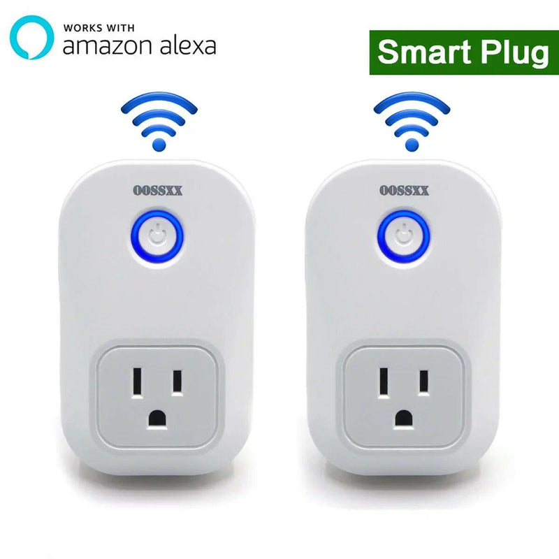 [2 Packs Smart Plug 10A 120V Mini Wifi Plug Smart Outlet](Type 1), Smart Sockets Remote Control Plugs with Voice Control, Timer & Schedule, Etl/Fcc/Rohs Listed Socket by