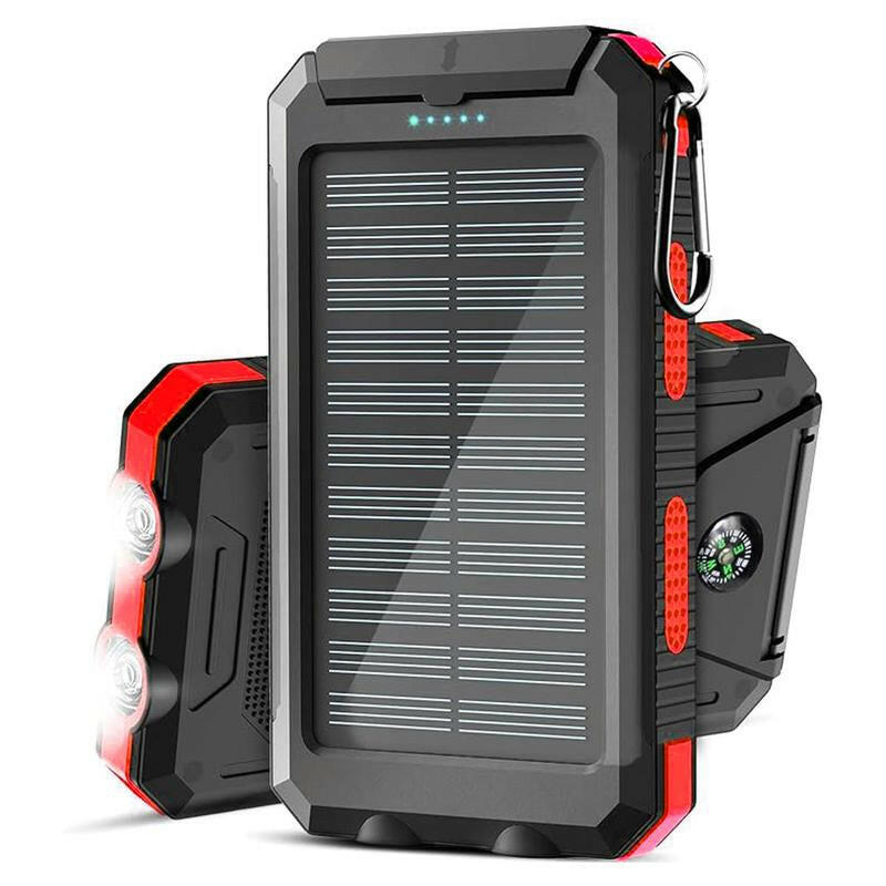 Summer Sale! Tainbat Solar Charger 20000Mah Portable Solar Power Bank for Cell Phone, Waterproof External Backup Battery Power Pack Charger with Built-In Dual USB and Flashlight. Ideal for Outdoor Adventures, Ensuring Power on the Go.