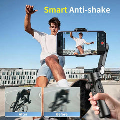 AOCHUAN 3 Axis Anti-Shake Shooting Tripod Stand (1 Count), Summer Auto Face Tracking Gimbal Stabilizer, 360° Rotation Gimbal Stabilizer, Smartphone Selfie Accessories, Selfie Phone Tripod, Tripod for Iphone, Selfie Stick Gimbal, Content Creator Tools