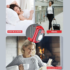 Portable Alarm Door Stopper Portable Door Lock, Travel anti Theft Door Blocker, for Hotel Room Apartment Safety Door Stoppers for Bottom of Door on Floor.