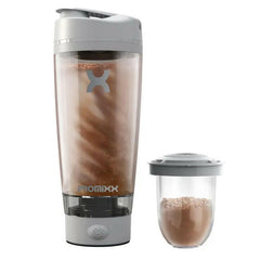 Promixx PRO Vortex Mixing Electric Shaker Bottle with Nutripod for Protein Shakes and Powdered Supplements - USB-C Cord Included with up to a 90 Mix Charge