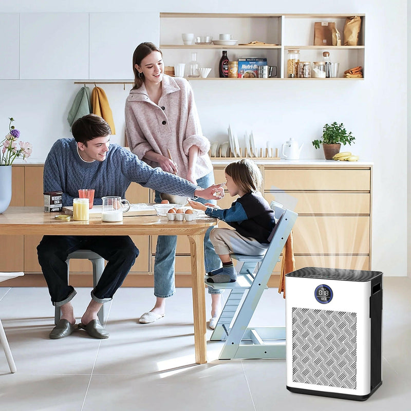 Air Purifier, up to 1900 Sq. Ft Air Purifiers for Large Rooms, H14 True HEPA Filter Air Purifiers for Allergies and Asthma, Remove 99.99% Pet Hair, Mold, Dander, Smoke, Odor, Dust, Pollen