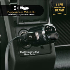 BTFM4-SP1 Universal Bluetooth Hands-Free Car Kit with FM Transmitter